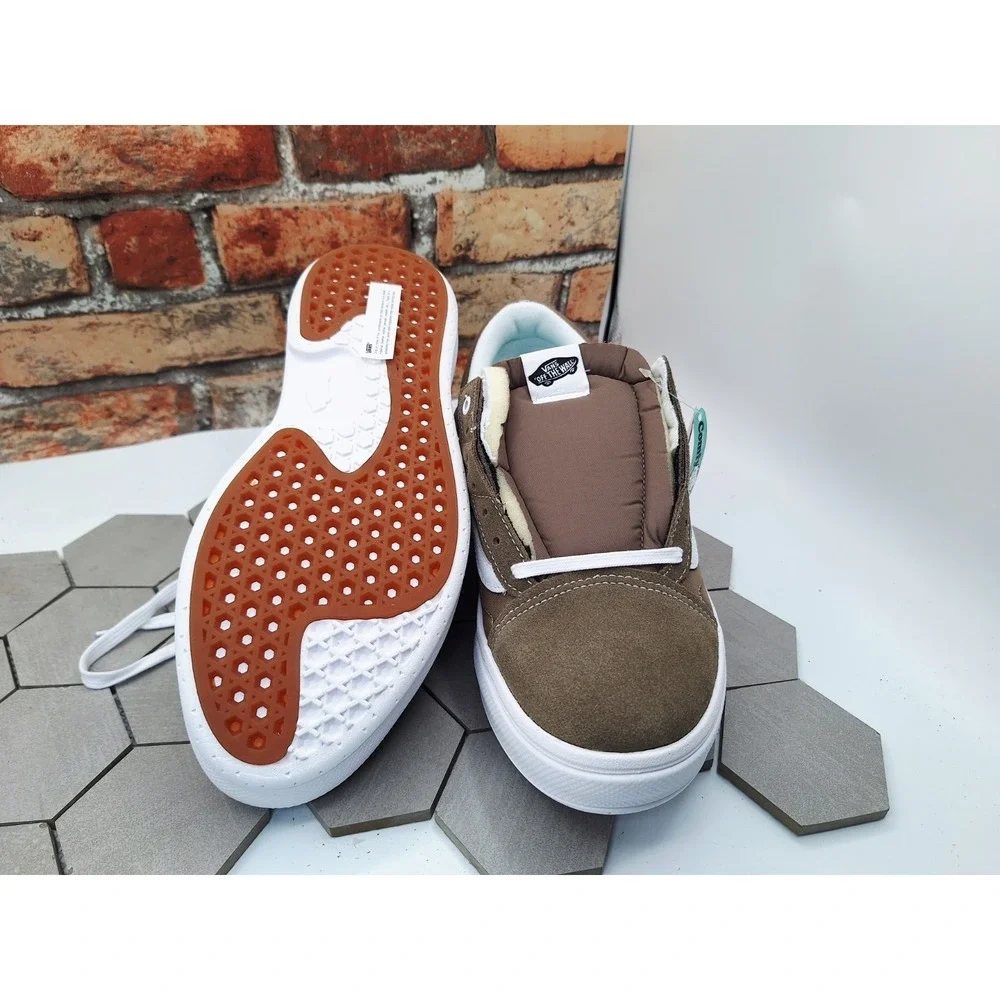 VANS Old SKool Overt CC Comfy Cush Walnut Brown Over Shoes Men's SZ 10 Chunky - Picture 7 of 8